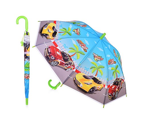 Зонт детский "Супер гонка" вид 1 (48,5 см)