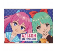 Альбом для рисования 40л. "Подружки"