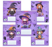 Тетрадь 12л А5 линейка "Ведьмочки"