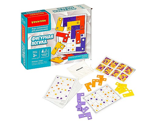 Логическая игра  для дошкольников "Фигурная логика" BOX