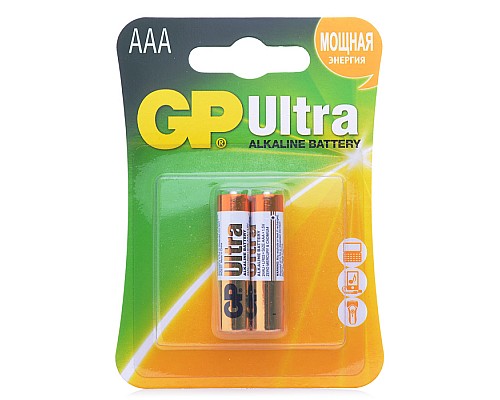 Батарейка алкалиновая GP 24AU-CR2 Ultra, LR03