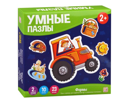 Умные пазлы. Формы.