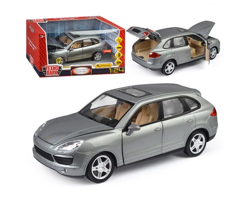 Машина металл Porsche Cayenne, 18,7 см, (двери, капот, багажник, свет-звук)