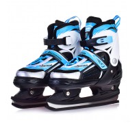 Коньки (размер S30-34) синие, в сумке