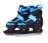 Коньки детские, размер M, синий