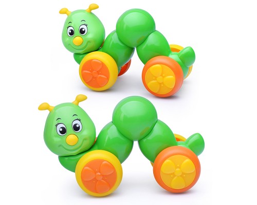 Игрушка-покатушка "Веселая гусеница"