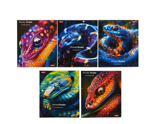 Тетрадь 48л клетка "InstaSnake"
