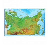 Интерактивная карта Россия физическая 1:8,5М 101х71 на рейках
