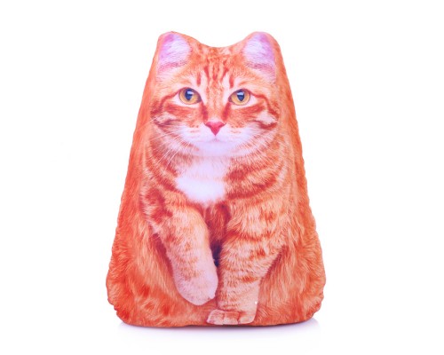 Игрушка антистресс "Кот рыжий" 30см.
