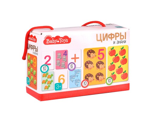 Игра настольная "Цифры и знаки" Baby Toys