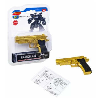 Трансформер 2в1 Bondibot робот-пистолет Sig Sauer Р226 золотой