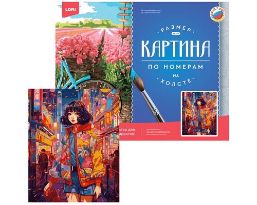 Картина по номерам холст на подрамнике 40*50см "Японский переулок"
