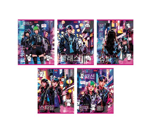 Тетрадь 48л клетка "K-POP" А5ф
