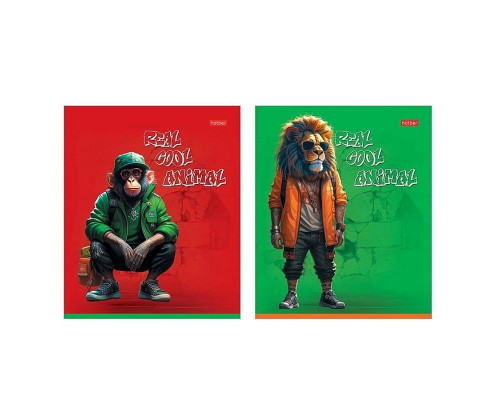 Тетрадь 48л клетка "COOL Animals" А5ф