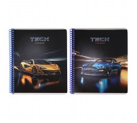 Тетрадь А5, 96л. клетка "Автомобильная тематика"