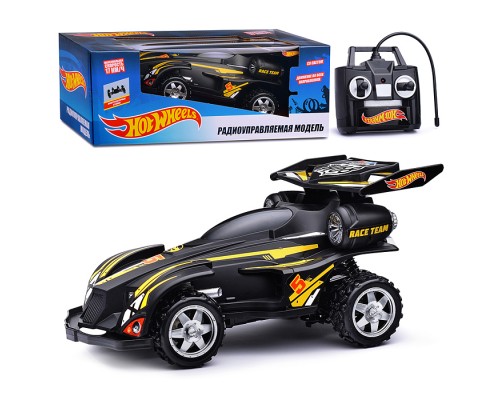 Багги на р/у Hot Wheels cо светом, скорость до 17км/ч, с АКБ, чёрная