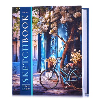 Тетрадь 80л. "Premium. Летнее настро" SketchBook А5ф