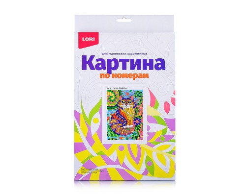Картина по номерам для малышей "Котик"