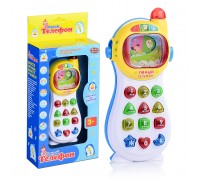 Телефон "Умный" развивающий, на бат-х, в коробке