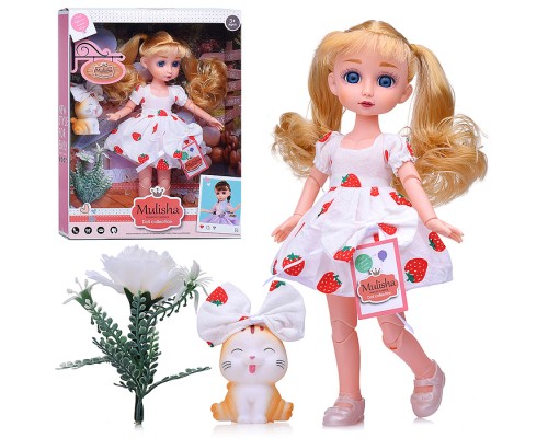 Кукла "Ульяна" с питомцем, в коробке