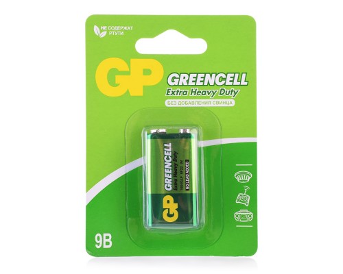 Батарея GP Greencell GP1604G-2CR1 6F22 BL1