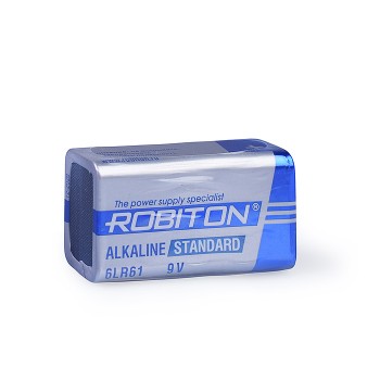 Батарейки алкалиновые ROBITON STANDARD 6LR61 9V SR1