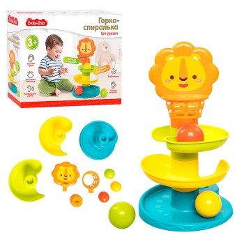 Игрушка "Горка-спиралька. Три уровня" Baby toys