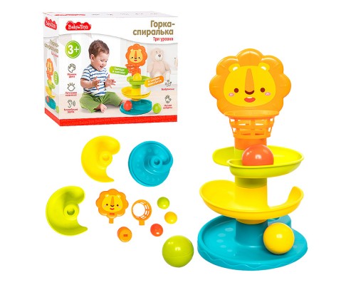 Игрушка "Горка-спиралька. Три уровня" Baby toys