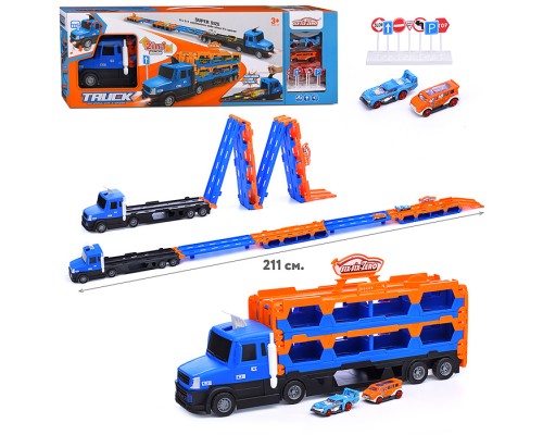 Машина-Трек "Truck" синяя, в коробке