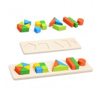 Пазл-вкладыш "Геометрические фигуры-3"