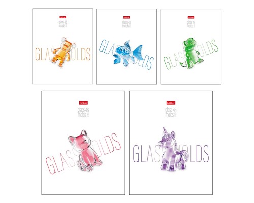 Тетрадь 48л., линия "Glass molds" А5ф