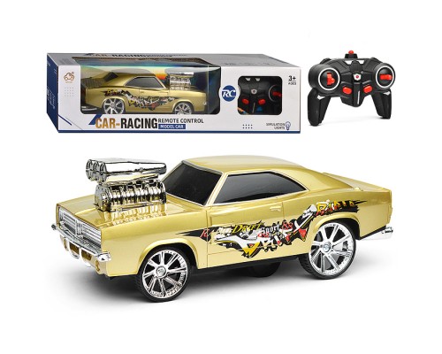Машина "Car-racing" р/у, 27 MHz, (цвет золотой) в коробке