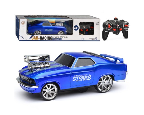 Машина "Car-racing" р/у, 27 MHz, (цвет синий) в коробке