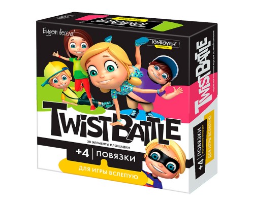 Игра для детей и взрослых "TwistBattle" (TomToyer), (поле 1,2 х1,48 м)