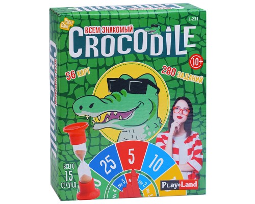 Настольная игра серии Парти-гейм. Всем знакомый Crocodile