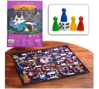 Игра-ходилка с фишками. Барсукот. Очень зверский детектив.
