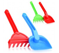 Песочный набор 2пр.(совок, грабли)