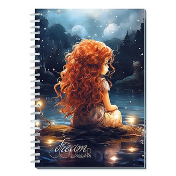 Записная книжка на гребне А5, 7БЦ, 60л. "Златовласка"
