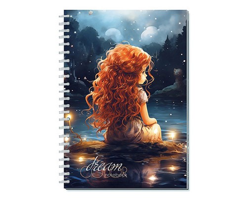Записная книжка на гребне А5, 7БЦ, 60л. "Златовласка"