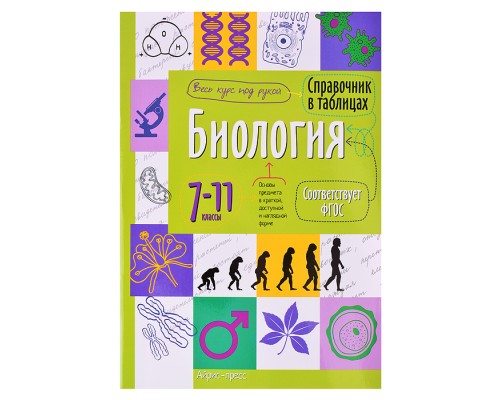 Справочник в таблицах. Биология. 7-11 класс