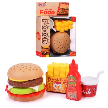 Игровой набор продуктов "Fast Food. Бургер" в коробке