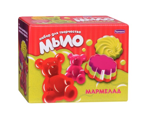 Десерт для ванны Мыло - мармелад (4 формы, светится в темноте)
