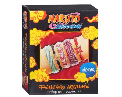 Набор для творчества. Украшения своими руками. Naruto. Фенечки из мулине "Сакура"