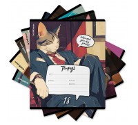 Тетрадь 18л. клетка "Cat Boss"