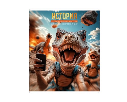 Тетрадь 48 л., клетка "Селфи" История.
