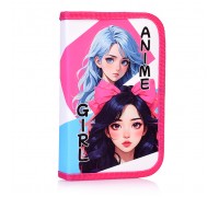 Пенал односекционный SOFT 190/115 "Модные девушки"