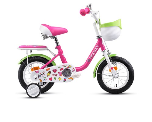 Велосипед 12" Rocket Bella, цвет розовый