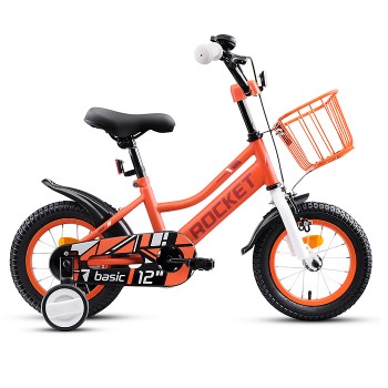 Велосипед 12" Rocket Basic, цвет коралловый