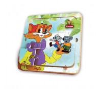 Игрушка деревянная пазл 15*15 "Экран"