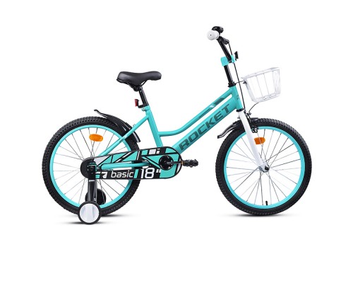 Велосипед 18" Rocket Basic, цвет бирюзовый
